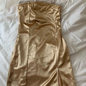 Urban Outfitters Gold Dress